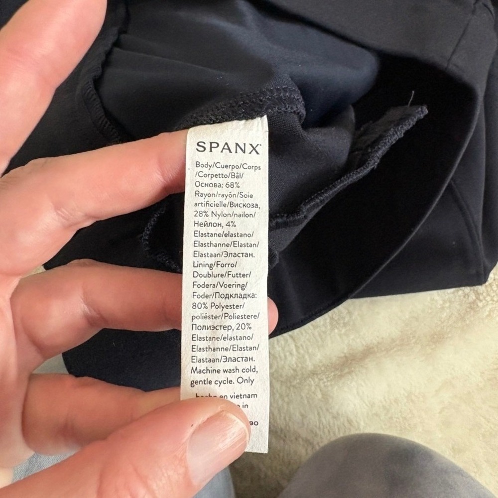 NWT SPANX  PerfectFit Ponte Flare Pant Women's M Classic Navy Slimming Workwear - Picture 9 of 11